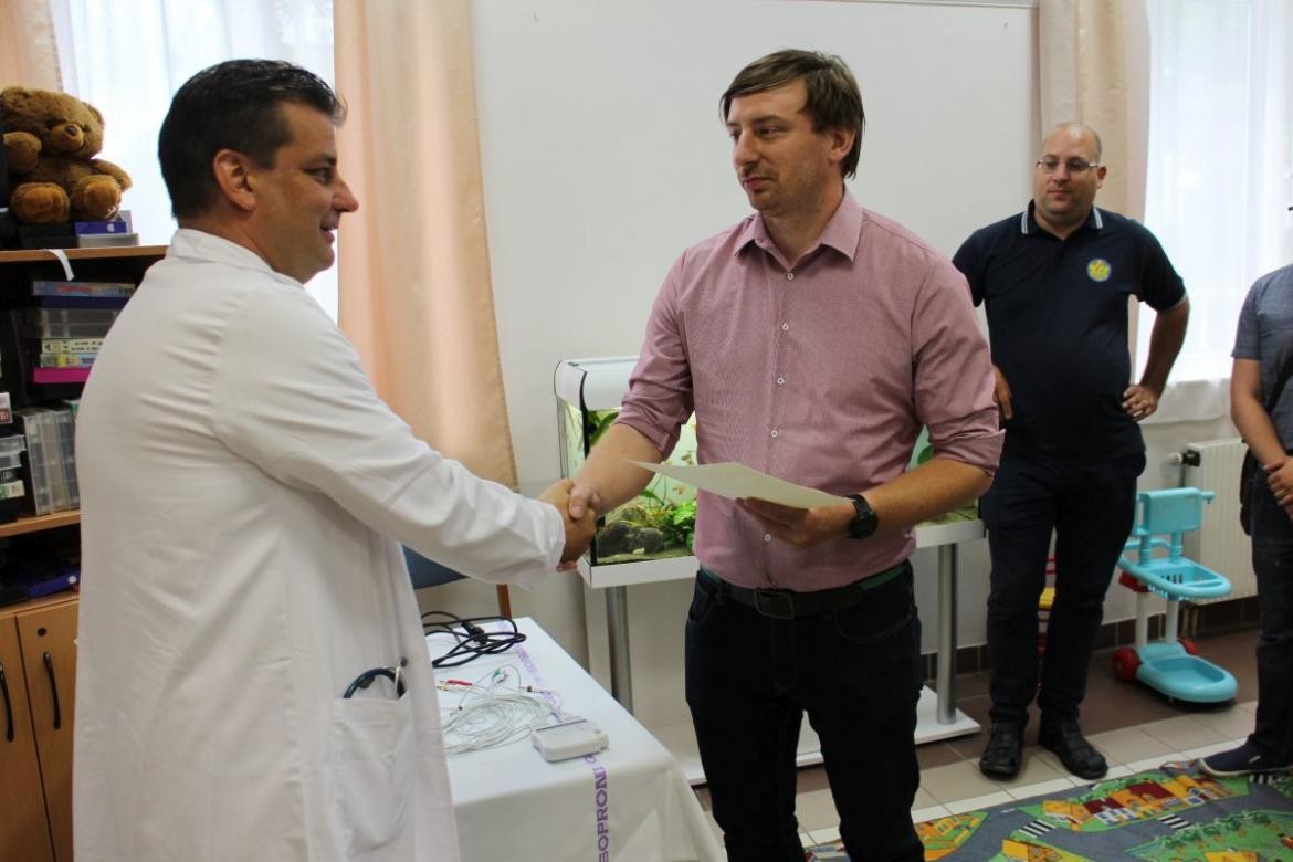 Újabb alapítványi adomány a Soproni Gyógyközpontnak